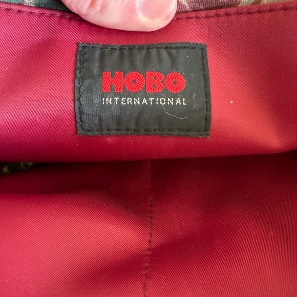 HOBO Brown Weathered Leather Significant Hardware Shoulder Bag - Picture 8 of 9